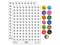 Cute Kawaii Bunny Rabbit Reading Studying for School 200+ 0.50" Round Stickers